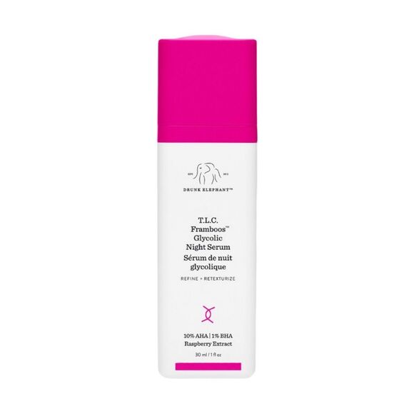 Drunk Elephant T.L.C. Framboos Glycolic Night Serum - 1.0 fl oz / 30 ml - Picture 1 of 6